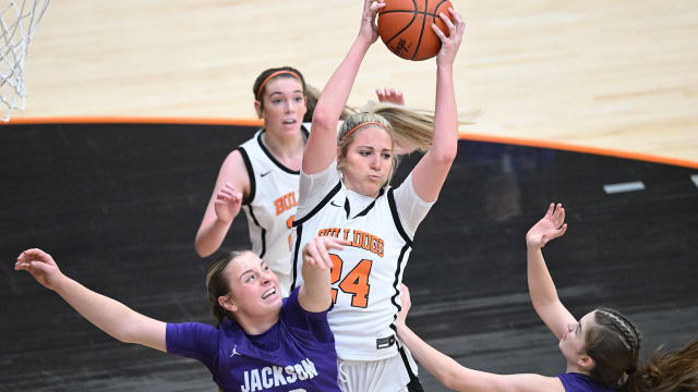 Green vs Jackson girls basketball Jeff Harwell5